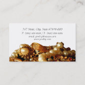 Visitekaartjes voor juwelenontwerper (Achterkant)