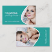 Visitekaartjes voor juwelenontwerper (Voorkant / Achterkant)