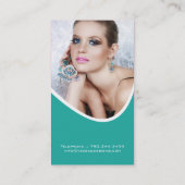 Visitekaartjes voor juwelenontwerper (Achterkant)