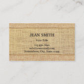 Visitekaartjes voor kant en overlapping (Achterkant)