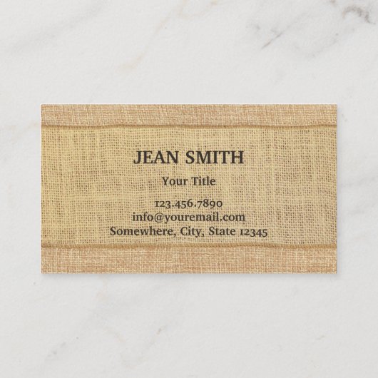 Visitekaartjes voor  kant en overlapping (Achterkant)