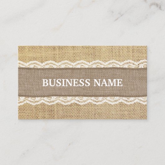 Visitekaartjes voor  kant en overlapping (Voorkant)