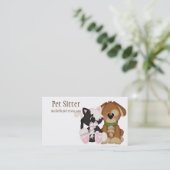 Visitekaartjes voor katten en honden (Staand voorkant)