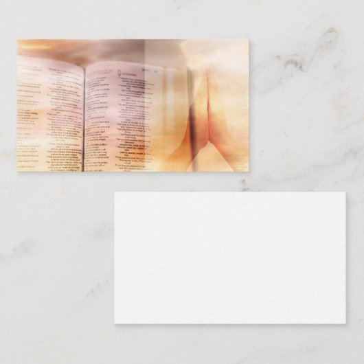 Visitekaartjes voor kerkpastor (Voorkant / Achterkant)