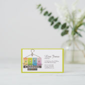 visitekaartjes voor kinderkledingopslag (Staand voorkant)