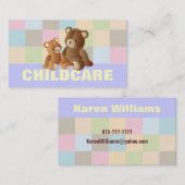 Visitekaartjes voor kinderopvang (Voorkant / Achterkant)