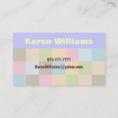 Visitekaartjes voor kinderopvang (Achterkant)