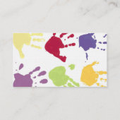 Visitekaartjes voor kinderopvang (Achterkant)