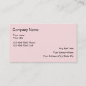 Visitekaartjes voor kinderverzorging (Achterkant)