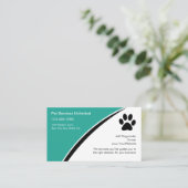 Visitekaartjes voor kinderverzorging (Staand voorkant)