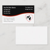 Visitekaartjes voor kinderverzorging (Voorkant / Achterkant)