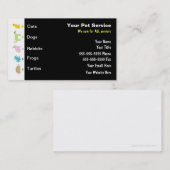 Visitekaartjes voor kinderverzorging (Voorkant / Achterkant)