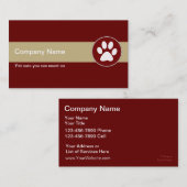 Visitekaartjes voor kinderverzorging (Voorkant / Achterkant)