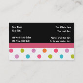 Visitekaartjes voor kinderverzorging (Achterkant)