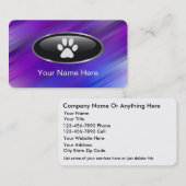 Visitekaartjes voor kinderverzorging (Voorkant / Achterkant)