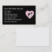 Visitekaartjes voor kinderverzorging (Voorkant / Achterkant)