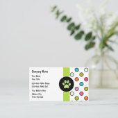 Visitekaartjes voor kinderverzorging (Staand voorkant)