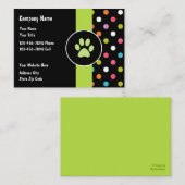 Visitekaartjes voor kinderverzorging (Voorkant / Achterkant)