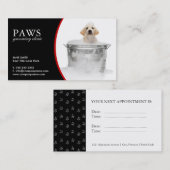 Visitekaartjes voor kinderverzorging afsprakenkaartje (Voorkant / Achterkant)