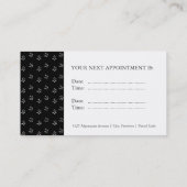 Visitekaartjes voor kinderverzorging afsprakenkaartje (Achterkant)