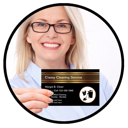 Visitekaartjes voor klasreiniging
