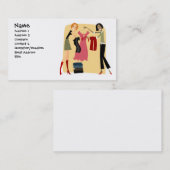 Visitekaartjes voor kleding (Voorkant / Achterkant)