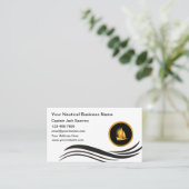 Visitekaartjes voor kleine zweefboten (Staand voorkant)