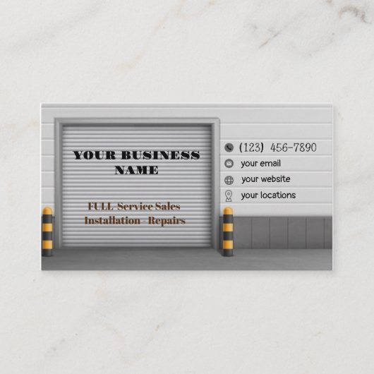 Visitekaartjes voor kleppen (Voorkant)