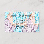 Visitekaartjes voor kleurrijke poetverlichting (Voorkant)