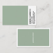 Visitekaartjes voor kleurstaal (Voorkant / Achterkant)