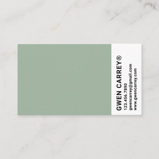 Visitekaartjes voor kleurstaal (Voorkant)