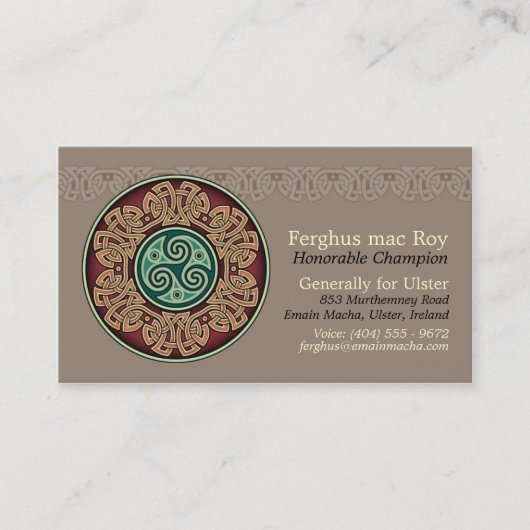 Visitekaartjes voor knooppuntcirkel (Voorkant)