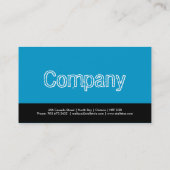 Visitekaartjes voor koele monogram (Achterkant)