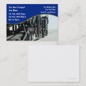 Visitekaartjes voor koeriersvervoer (Voorkant / Achterkant)