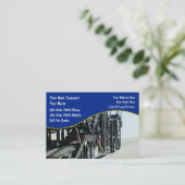 Visitekaartjes voor koeriersvervoer (Staand voorkant)