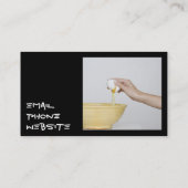 Visitekaartjes voor koken (Achterkant)