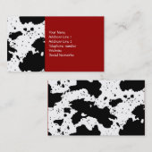 Visitekaartjes voor kozijnen afdrukken (Voorkant / Achterkant)