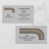 Visitekaartjes voor kraanafvoer (Voorkant / Achterkant)