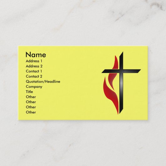 Visitekaartjes VOOR KRUISEN EN VLAK (Voorkant)