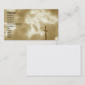 Visitekaartjes voor kruising en wolken (Voorkant / Achterkant)