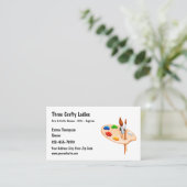 Visitekaartjes voor kunst en ambacht (Staand voorkant)