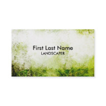 Visitekaartjes voor kunstgroene grunge