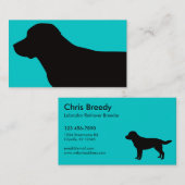 Visitekaartjes voor labrador Retriever (Voorkant / Achterkant)