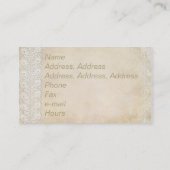 Visitekaartjes voor landelijke bijtende bijkomstig (Achterkant)