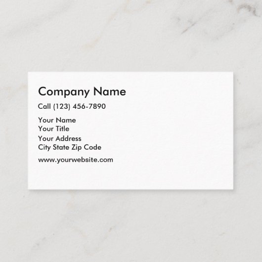 Visitekaartjes voor landschapsarchitectuur (Achterkant)