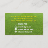 Visitekaartjes voor landschapsarchitectuur (Achterkant)