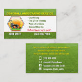 Visitekaartjes voor landschapsarchitectuur (Voorkant / Achterkant)