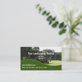 Visitekaartjes voor landschapsarchitectuur (Staand voorkant)