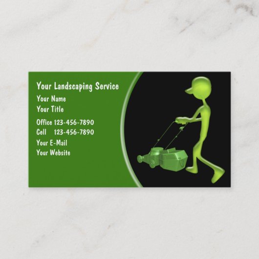 Visitekaartjes voor landschapsarchitectuur (Voorkant)