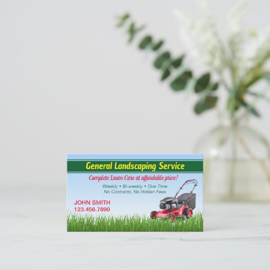 Visitekaartjes voor landschapsarchitectuur (Staand voorkant)